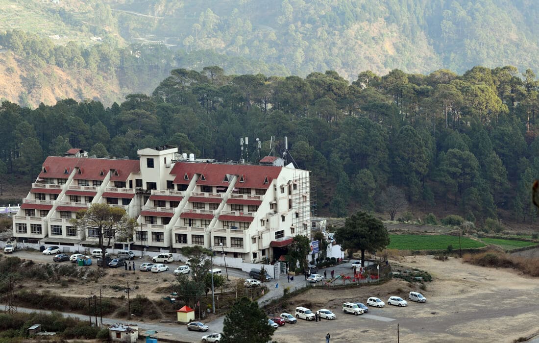Dynasty resort nainital hotel day view